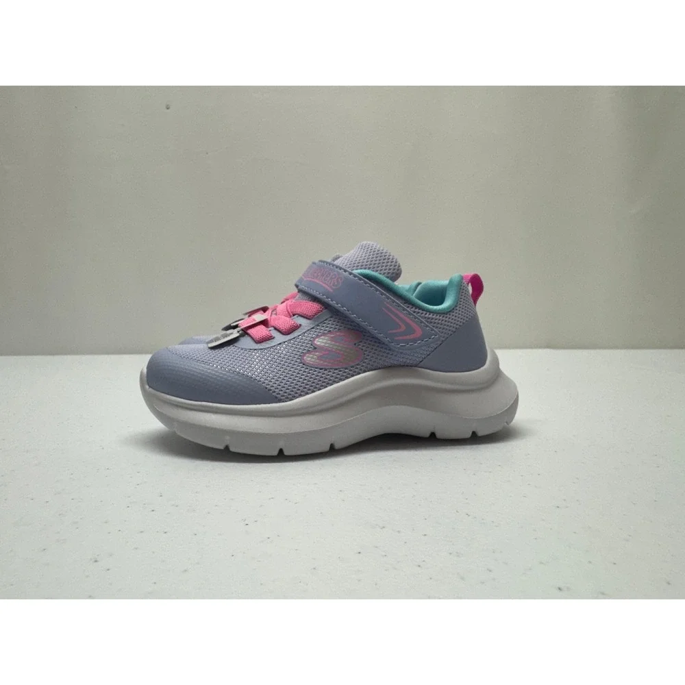 Skechers Sneakers Toddler 8 Lavender Multi Skech-Fast Playful Wishin Mesh Strap